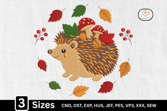 A Cozy Review of the Woodland Cute Autumn Hedgehog Embroidery