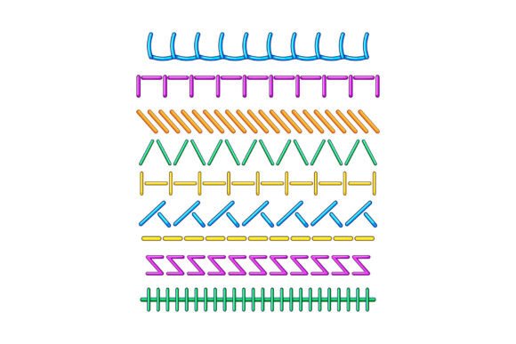 A Seller’s Look at Colorful Embroidery Stitch Patterns
