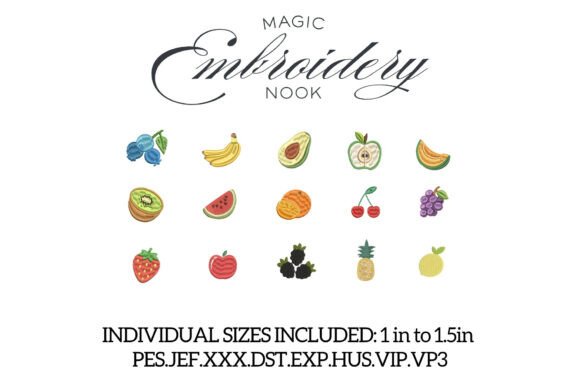 A Vibrant Bundle for Sweet, Personalized Embroidery Projects