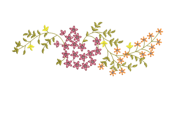An Elegant Botanical Embroidery for Seasonal Style