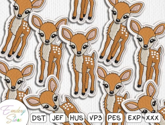 An Embroidery Seller's Review of the Fawn Deer Design