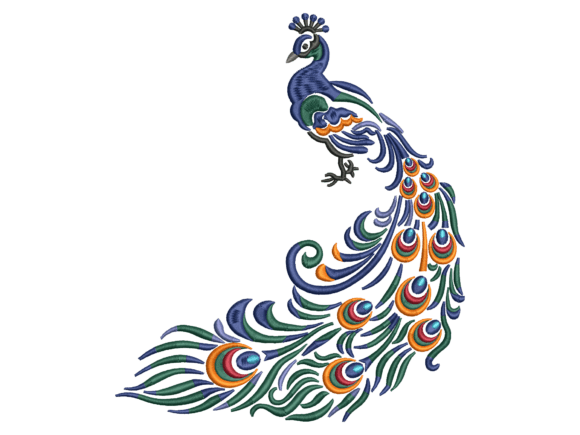 Crafting with the Elegant Decorative Peacock Feather Embroidery