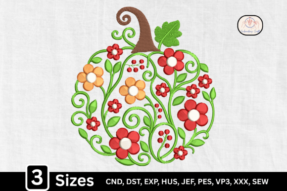 Cute Fall Floral Pumpkin: A Design Review for Boutique Apparel