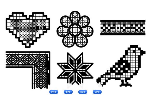 Pixel Folk Embroidery SVG Pack: A Crafter’s Market-Ready Review