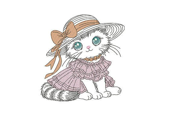 Reviewing the Kawaii Cat Embroidery Design for Gifts