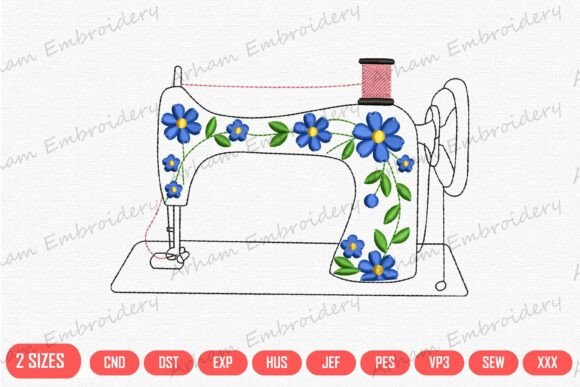 Vintage Floral Sewing Machine: A Designer's Review for Personalized Gifts